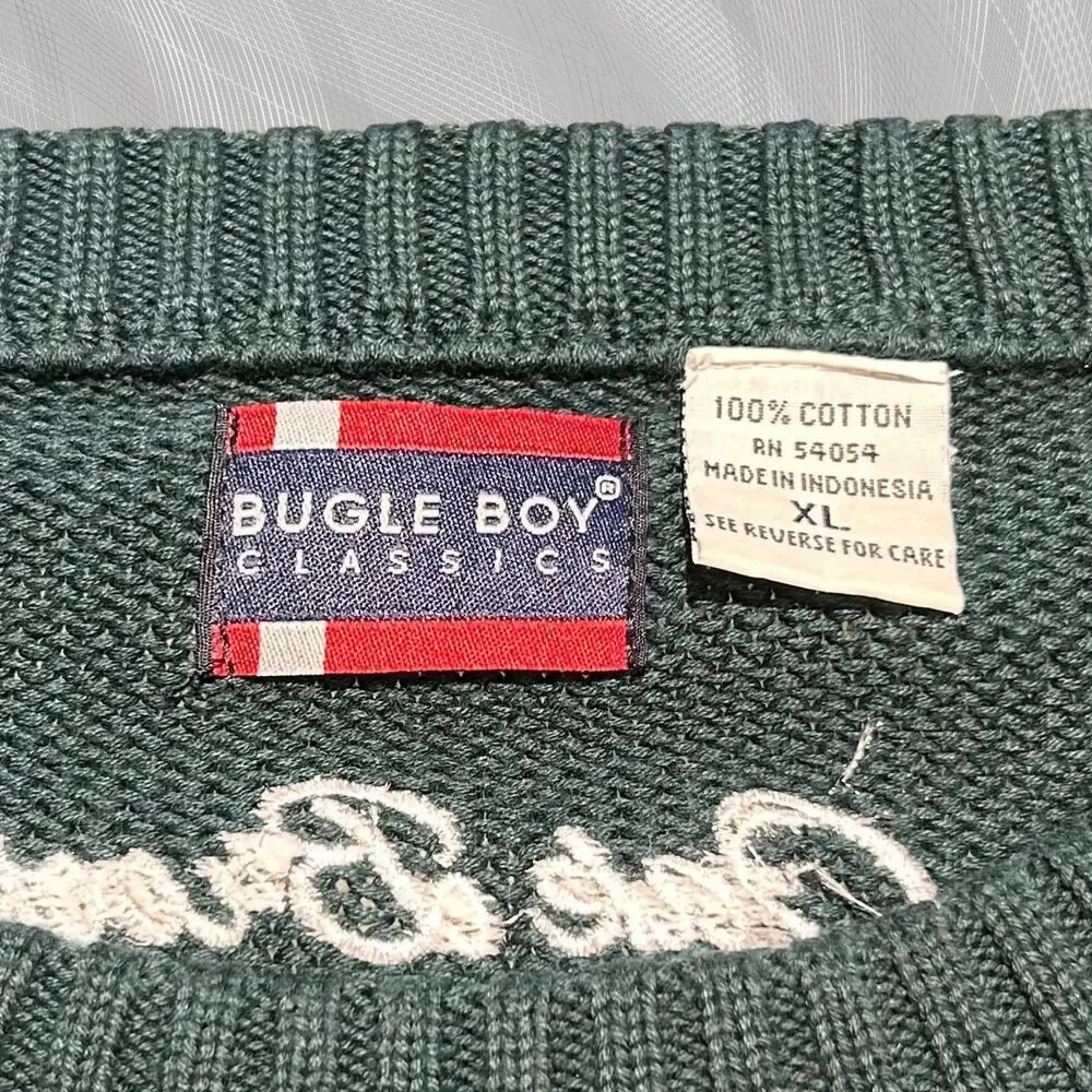 Oak Brook x Carnegie Mellon University Upcycled Tartan Plaid Sweater Size XL
